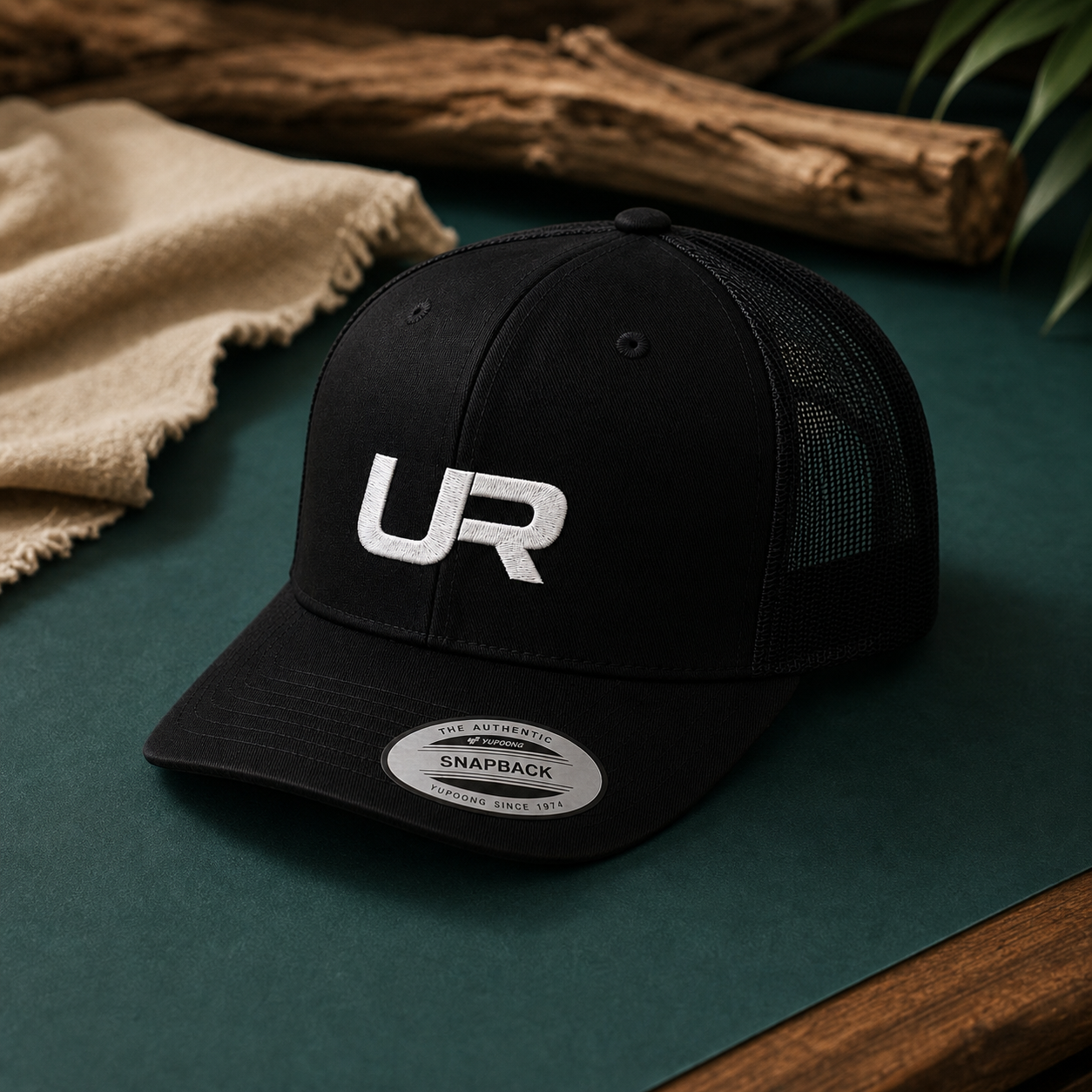 Casquette URGEZA UR noire image stylisee